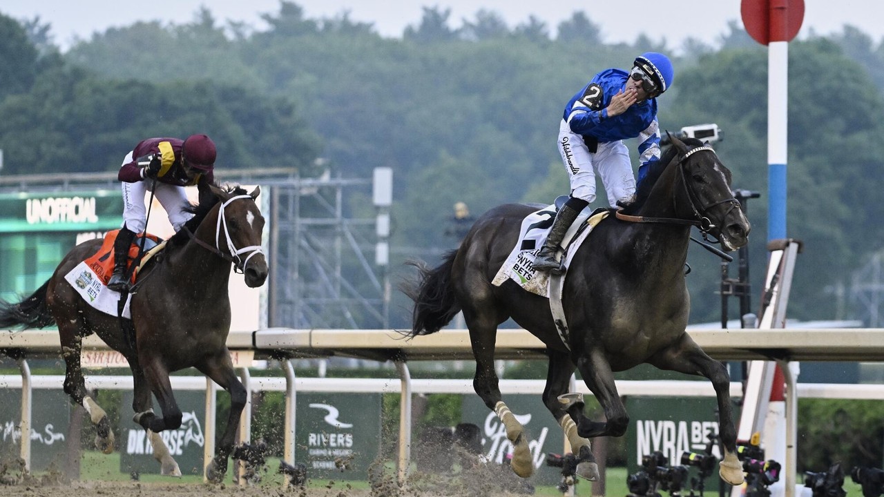 Sovereignty Powers To Historic Belmont Stakes Victory Image 1