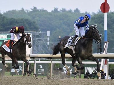 Sovereignty Powers To Historic Belmont Stakes Victory Image 1